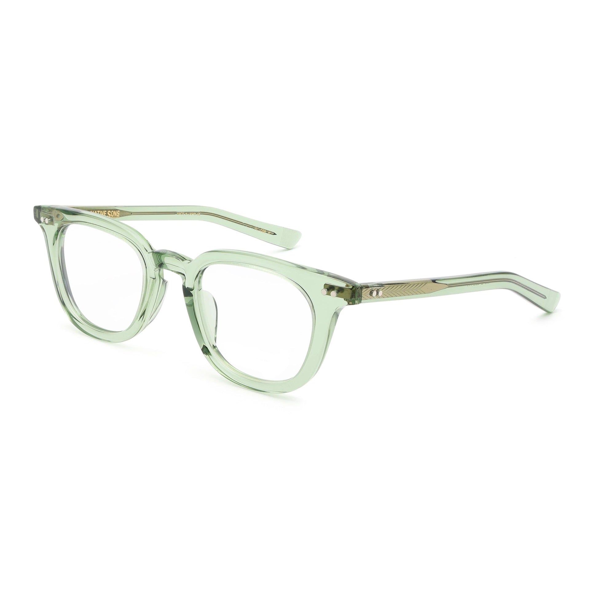 GINSBERG BOTTLE GREEN/16K GOLD CLEAR