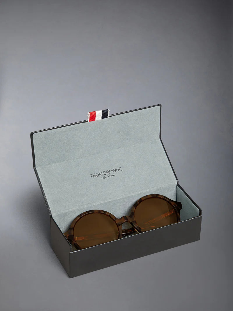 ROUND SUNGLASSES IN ACETATE 53 BROWN TORTOISE
 BROWN AR